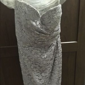 David’s Bridal dress.